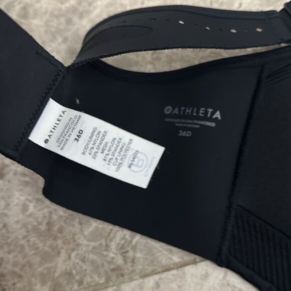 Athleta Women's Phenomena High Impact Bra 36D Black 657806 - Picture 13 of 15